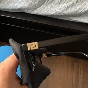 Versace Men’s clear frame non prescription glasses